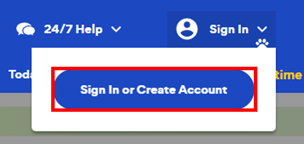 츄이닷컴 회원가입 로그인 및 계정 생성 버튼