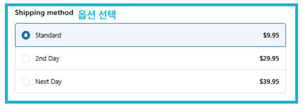 레녹스 옵션 선택
